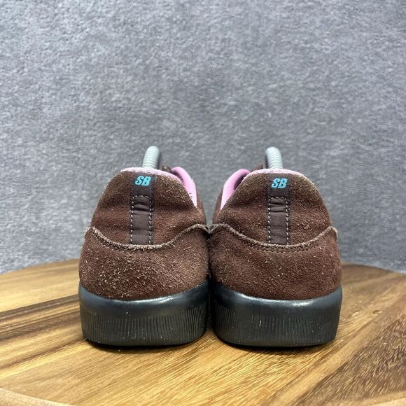 Nike Shoes Men\'s Size 9 Brown Pink Leather Dunk Skate Retro Sneakers AR0767-200 main image 4